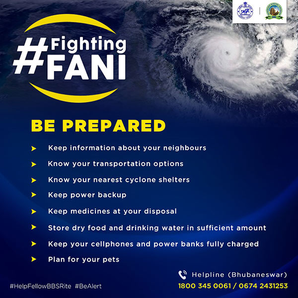 Cyclone FANI Alert
